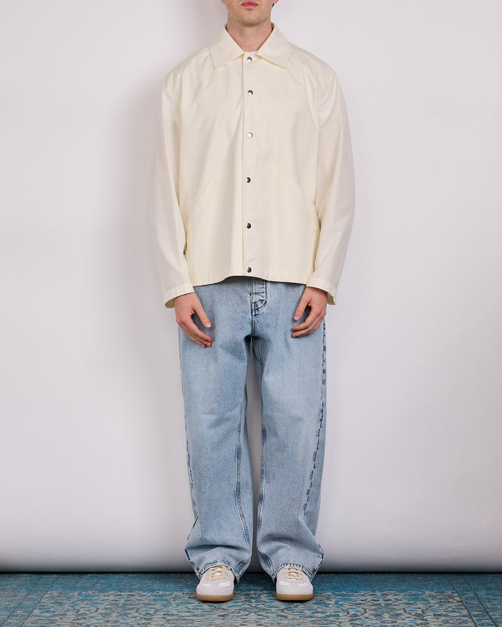 Jil Sander Back Logo WR Dry Cotton Blouson Jacket Piuma