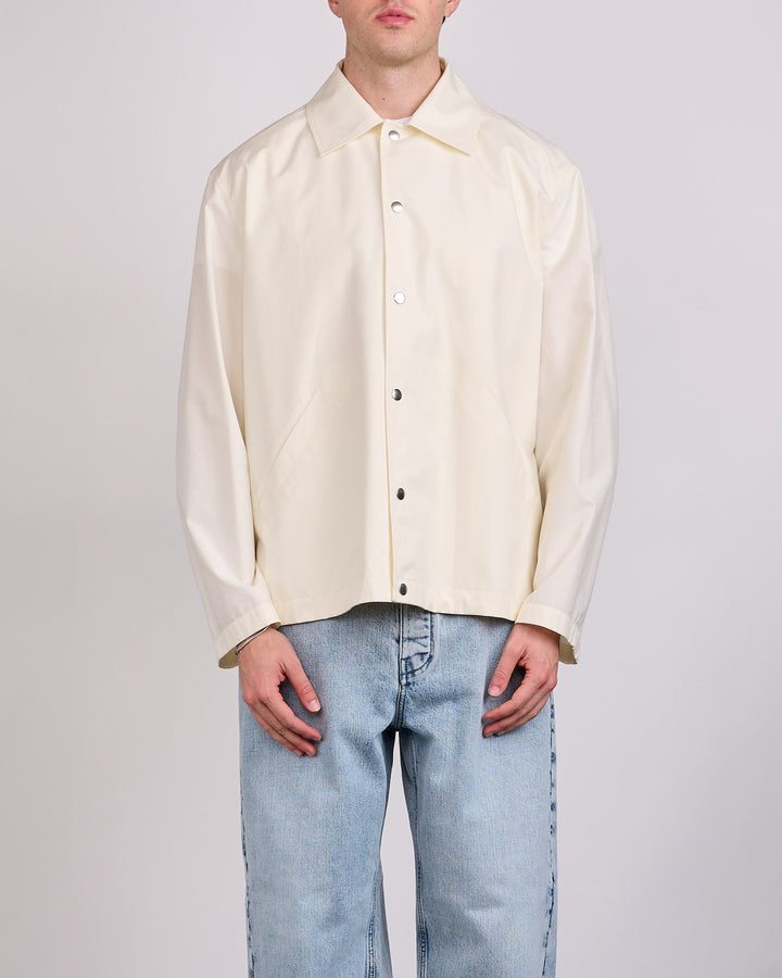 Jil Sander Back Logo WR Dry Cotton Blouson Jacket Piuma