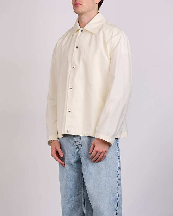 Jil Sander Back Logo WR Dry Cotton Blouson Jacket Piuma