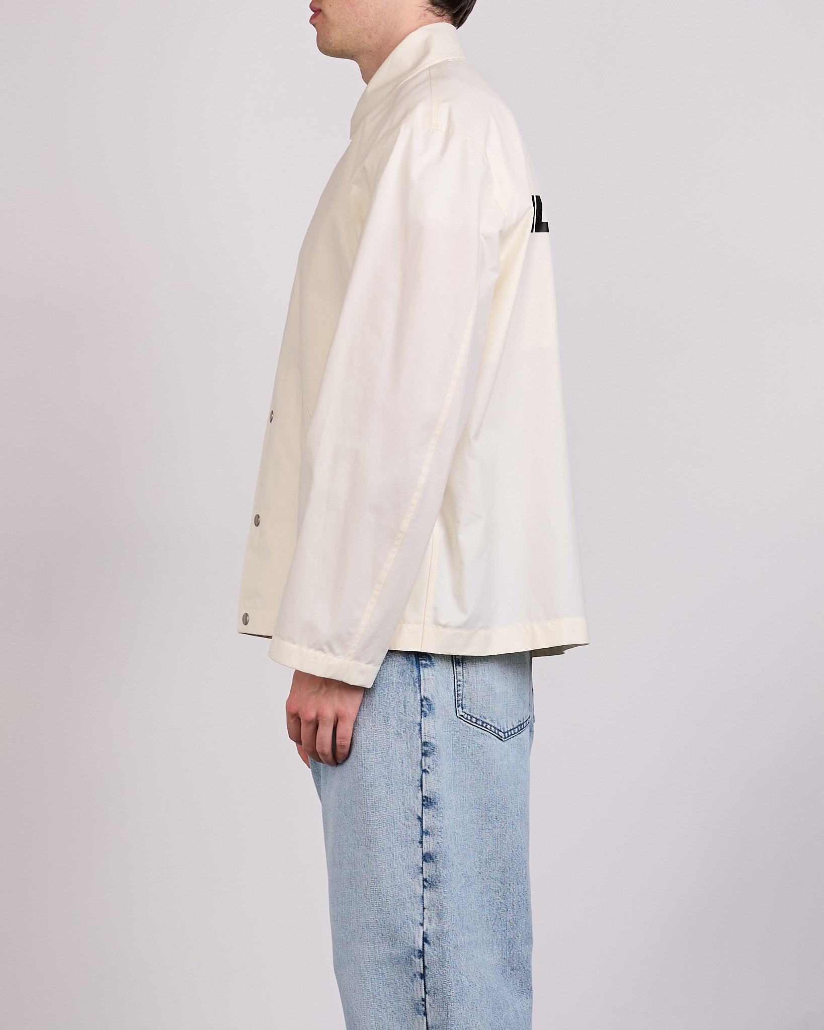 Jil Sander Back Logo WR Dry Cotton Blouson Jacket Piuma – LESS 17