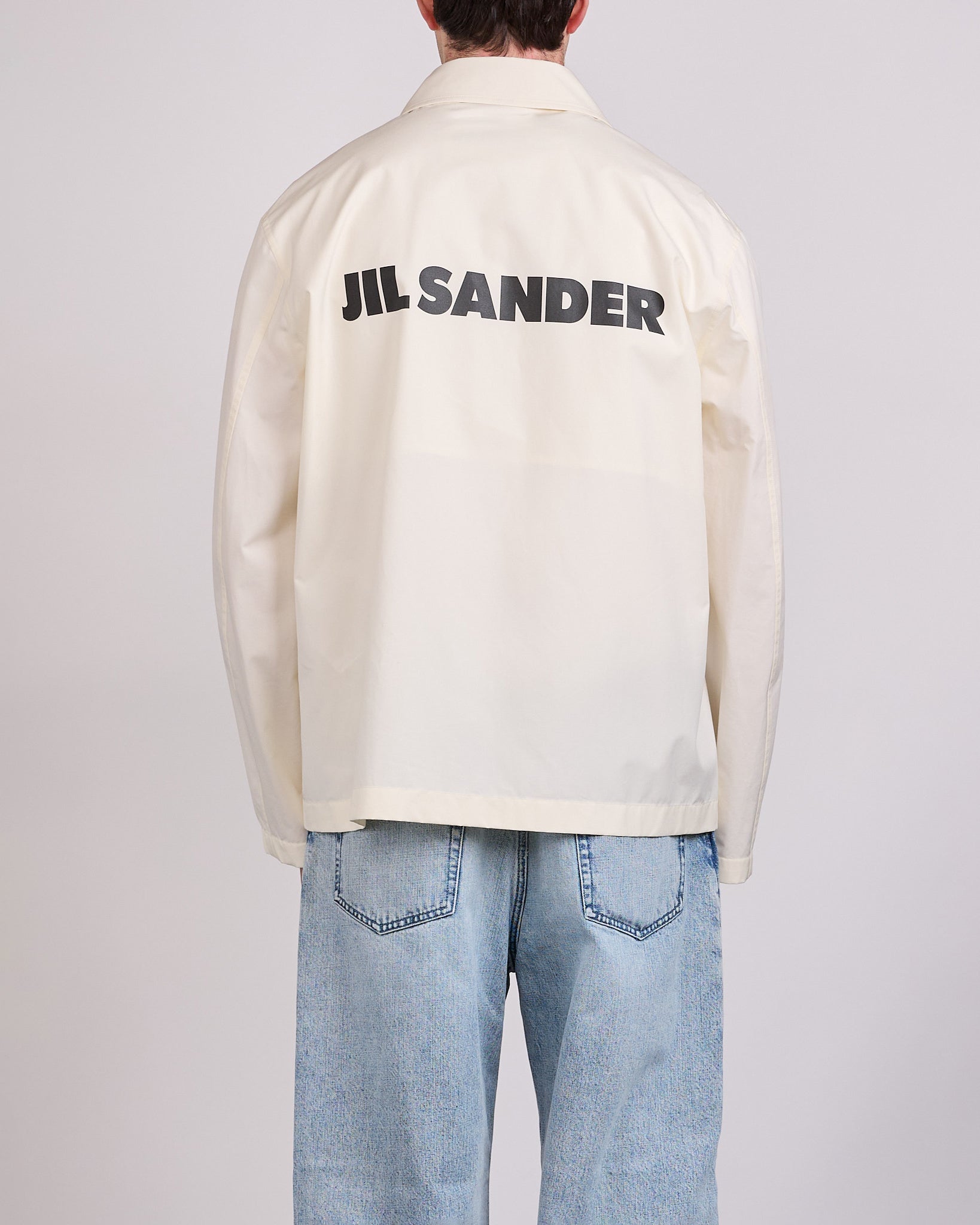 Jil Sander Back Logo WR Dry Cotton Blouson Jacket Piuma – LESS 17