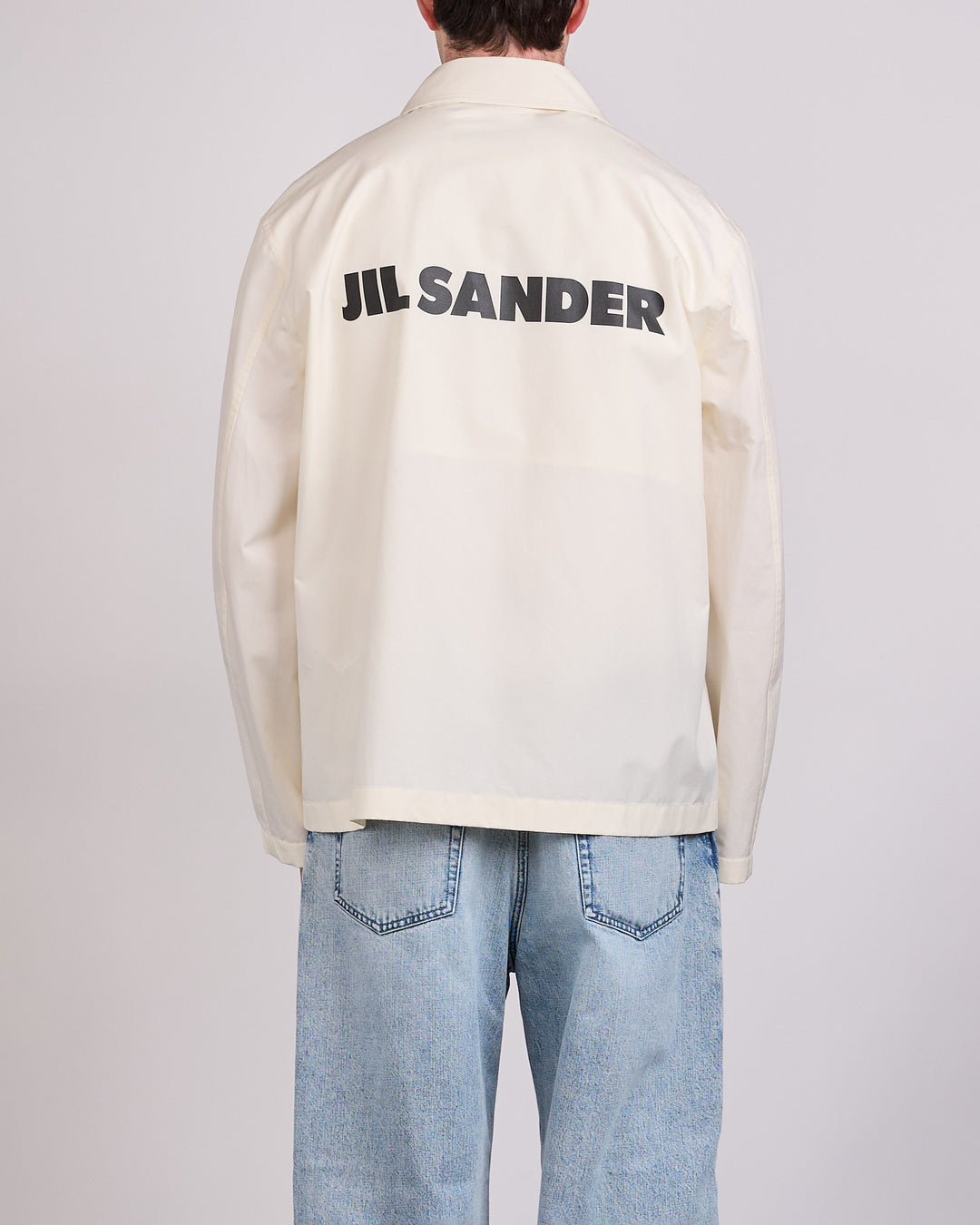 Jil Sander Back Logo WR Dry Cotton Blouson Jacket Piuma