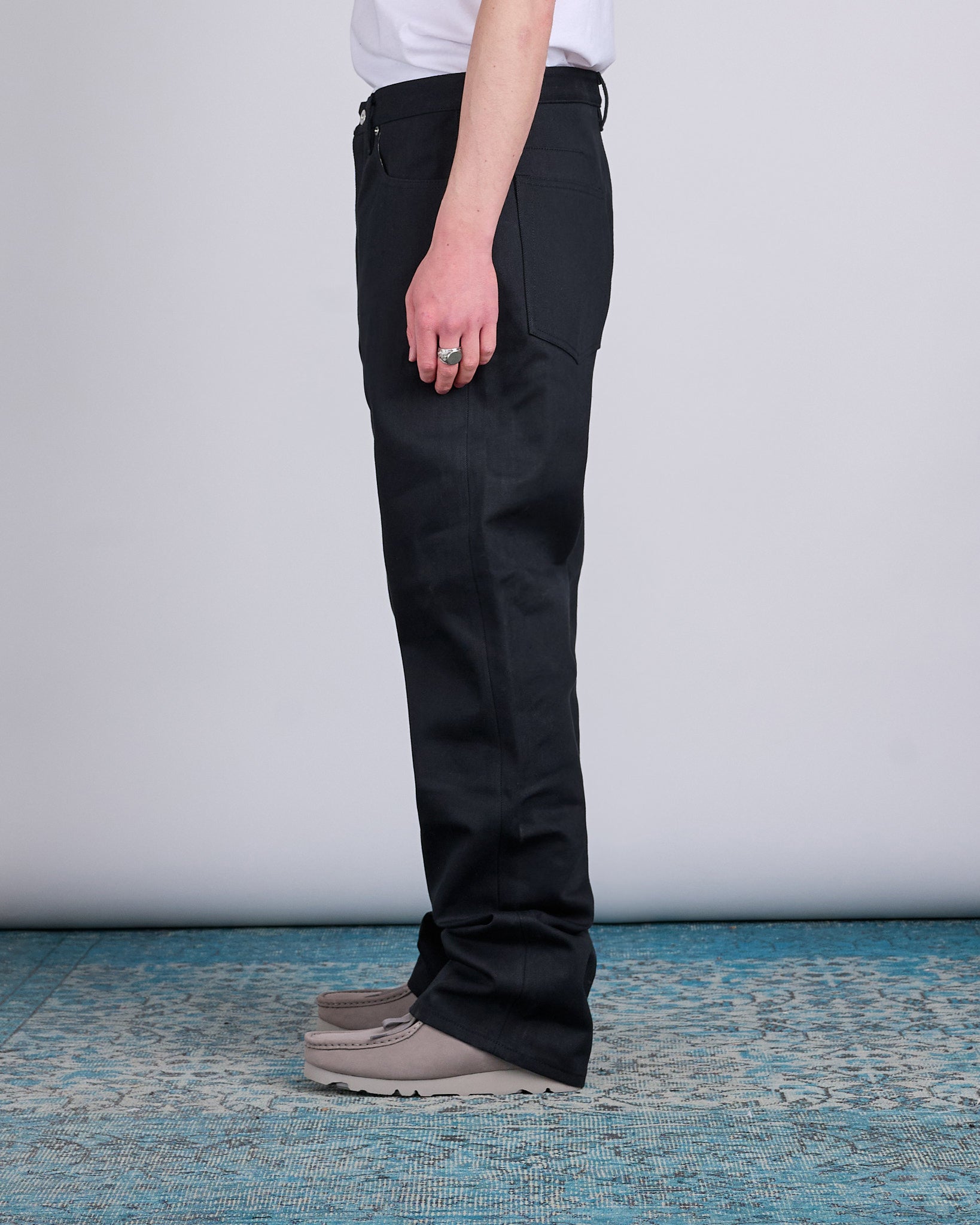 Jil Sander Denim 01 Loose Trouser Jean Black – LESS 17