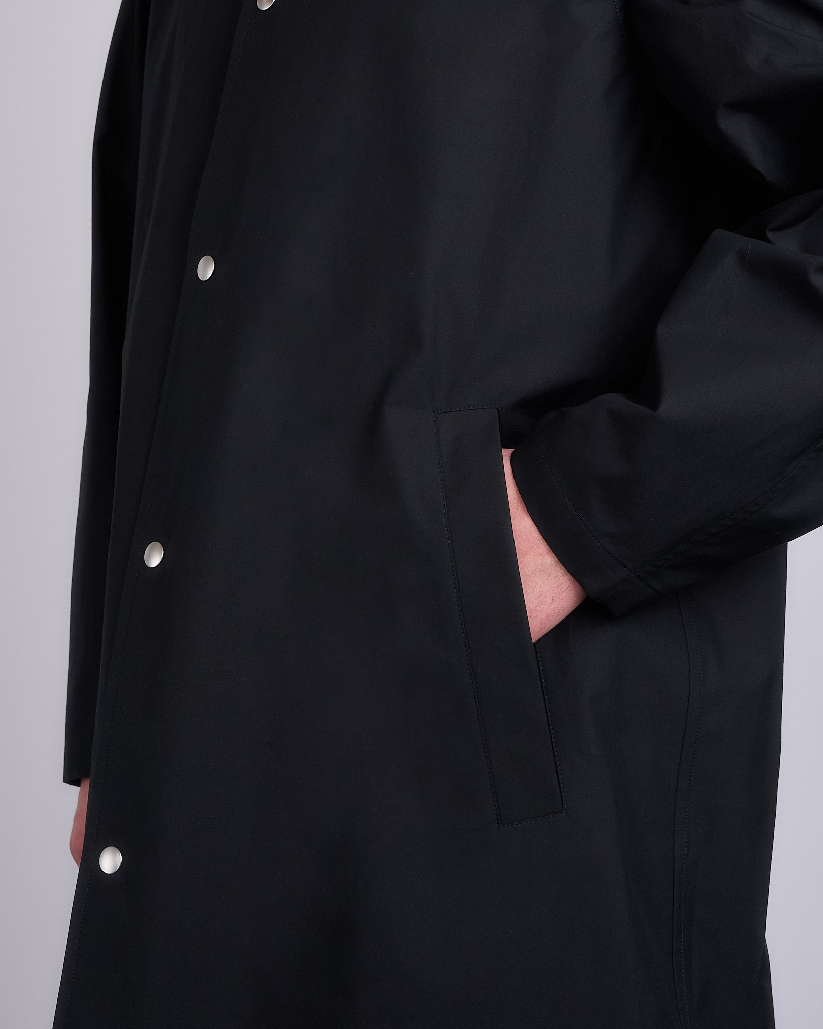 Jil Sander Logo Printed WR Dry Cotton Sport Coat Black – LESS 17