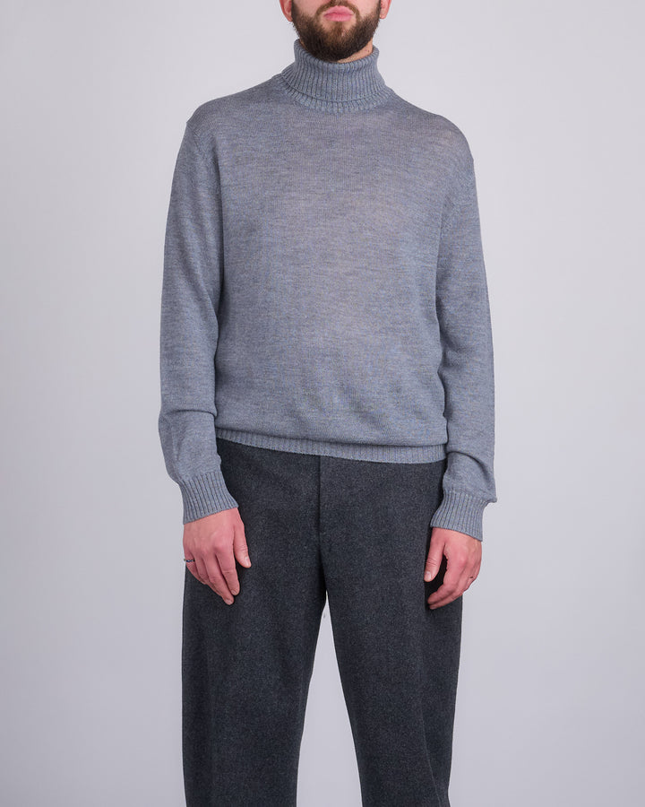 Jil Sander+ Extrafine Virgin Wool High Neck Sweater Slate