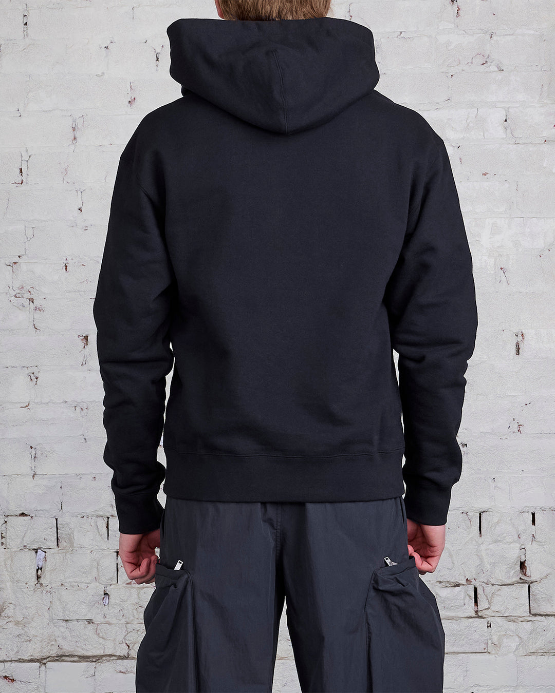 Jil Sander+ Label Hooded Sweatshirt Black
