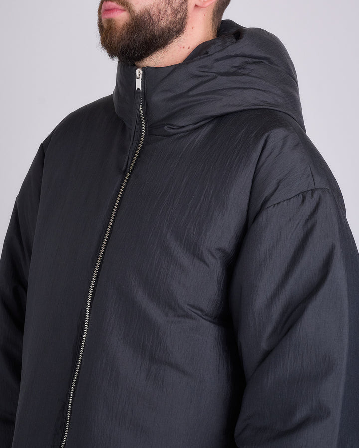 Jil Sander+ Nylon Silk Down Jacket Black