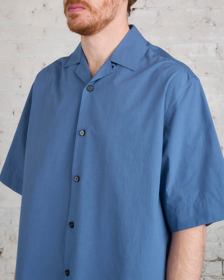 Jil Sander+ Poplin Camp Button Shirt French Blue