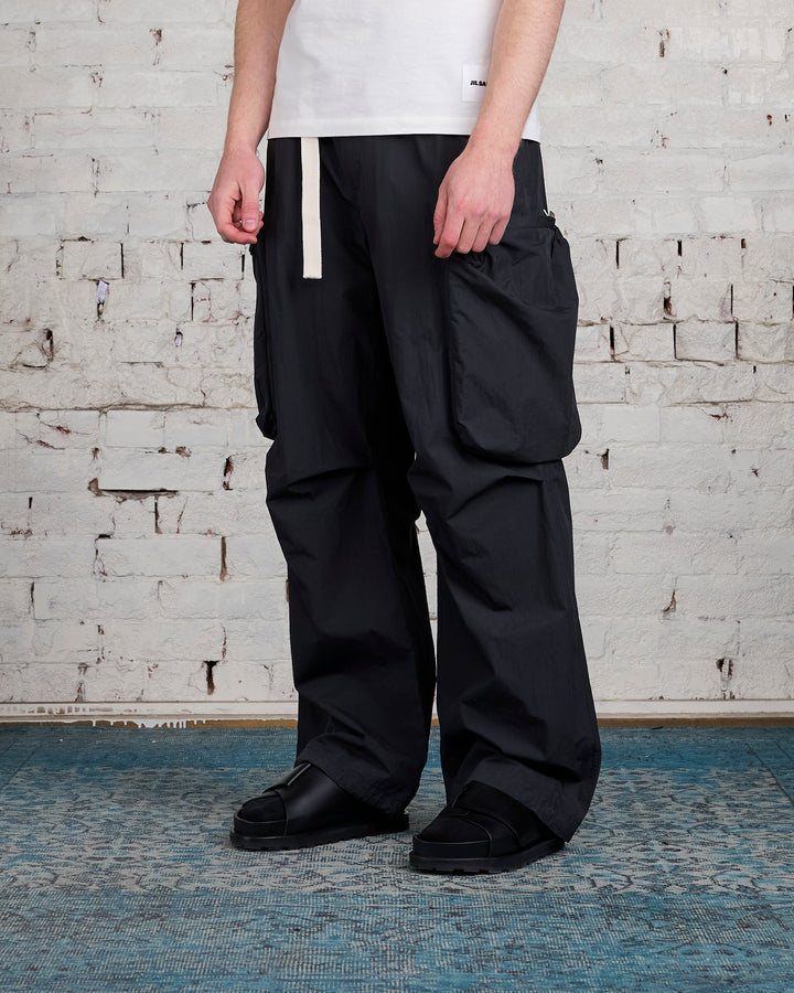 Jil Sander+ Relaxed Fit Zip Cargo Pant Black