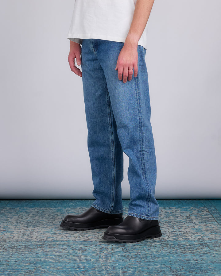 Jil Sander+ Washed Raw Denim Relaxed Jean Canard