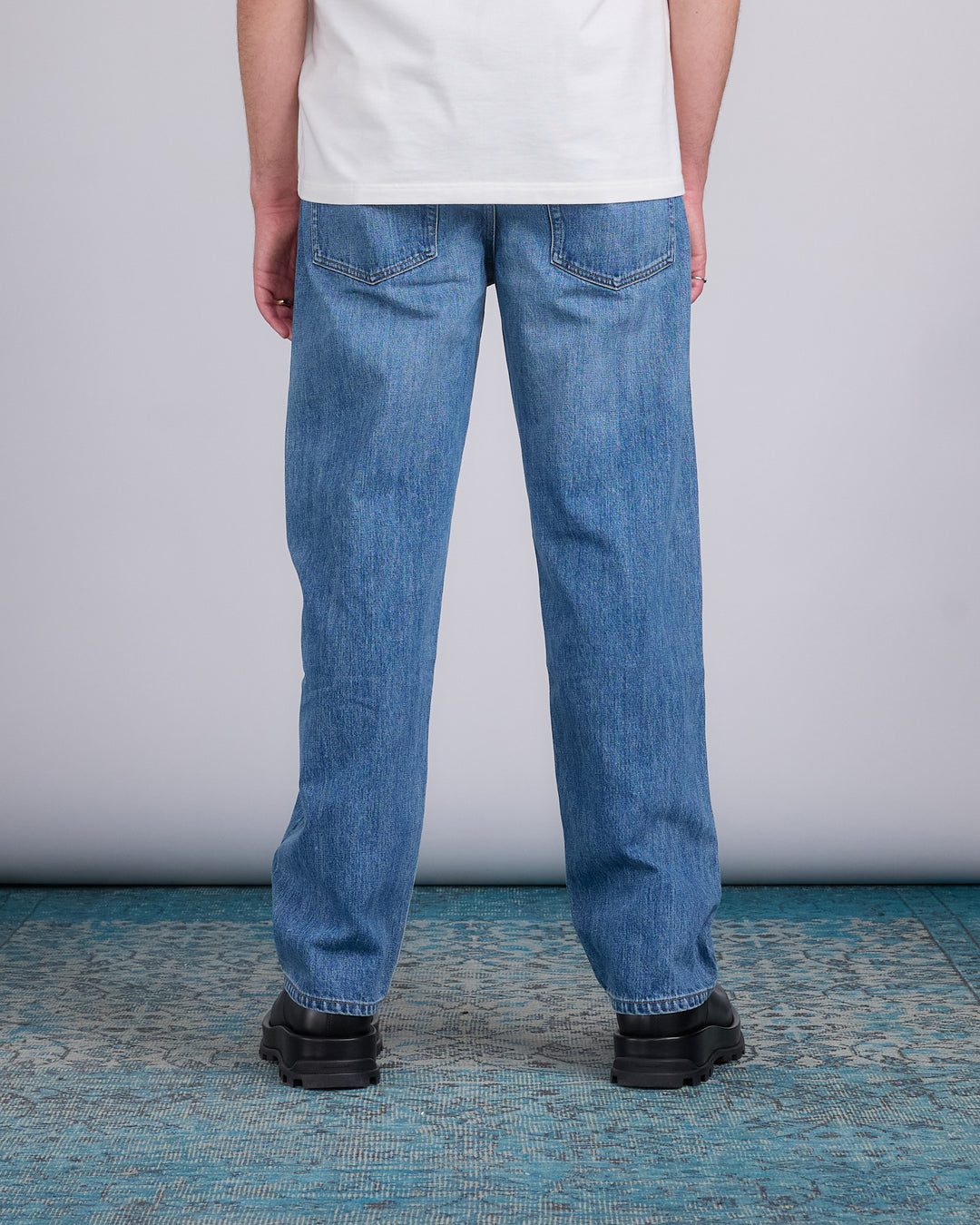 Jil Sander+ Washed Raw Denim Relaxed Jean Canard