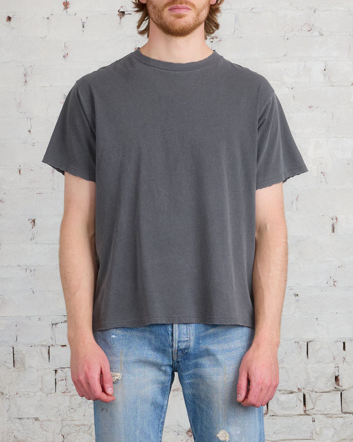 John Elliott Folsom Cropped T-Shirt Vintage Black
