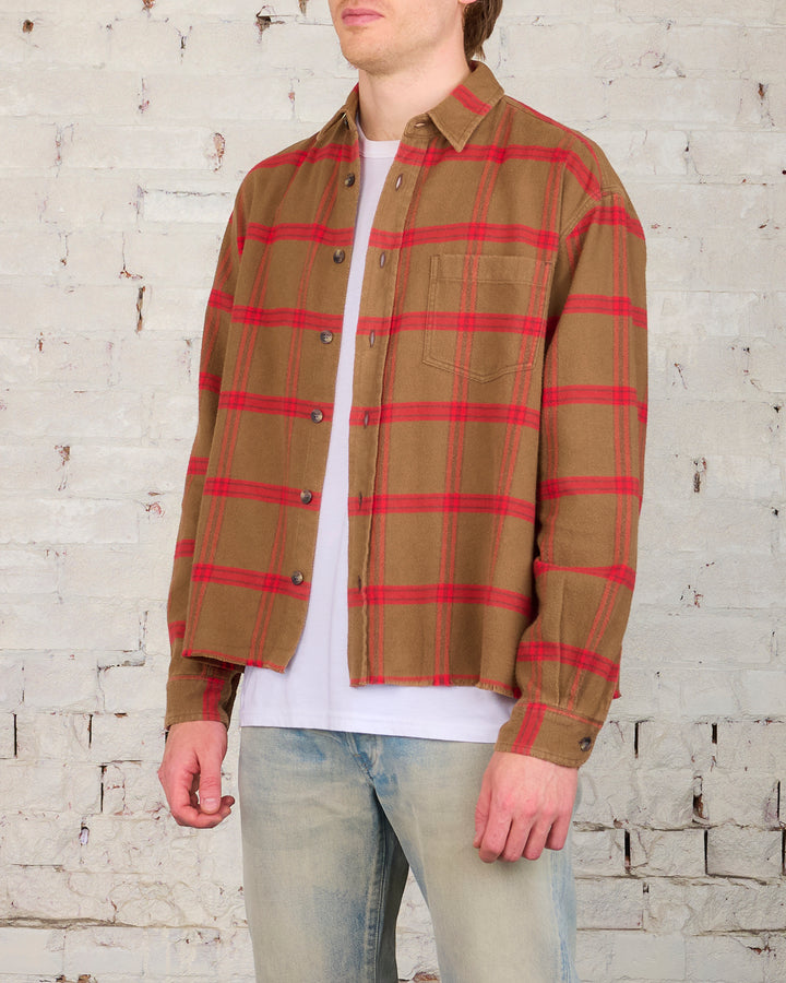 John Elliott Hemi Oversized Button Shirt Bubba Check