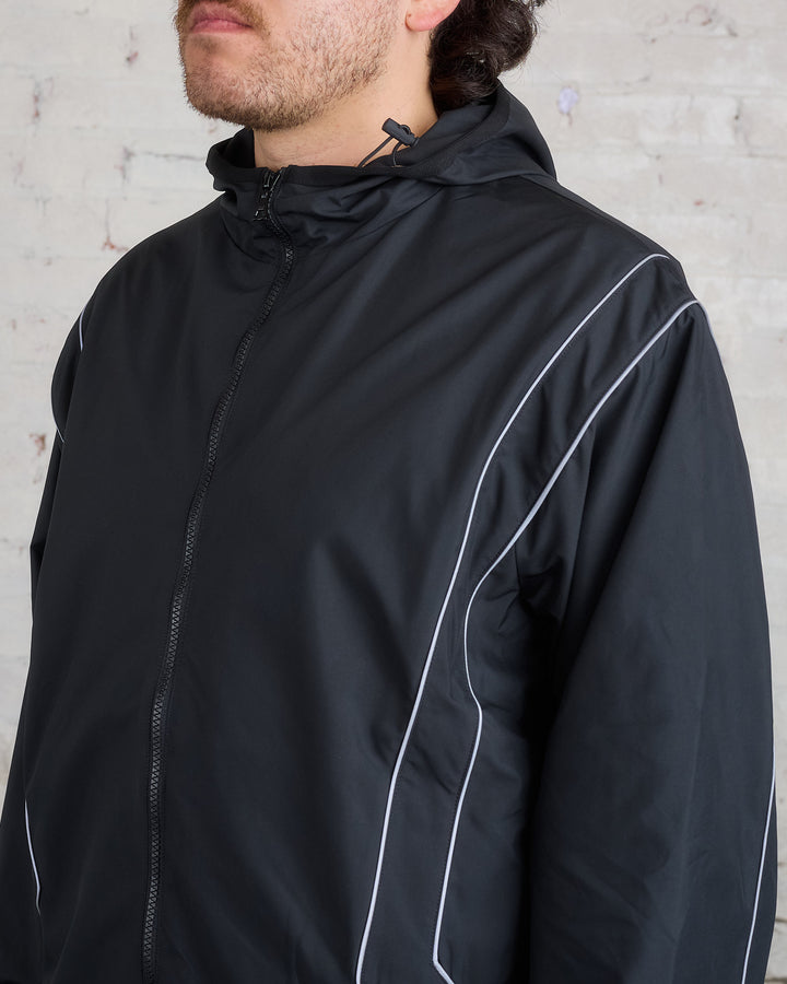 John Elliott Panelled Nylon Anorak Jacket Black