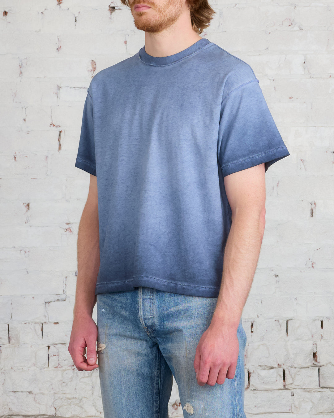 John Elliott Mineral Wash Cropped T-Shirt Thistle – LESS 17