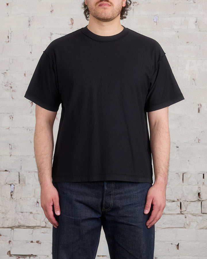 John Elliott Reversed Cropped T-Shirt Black