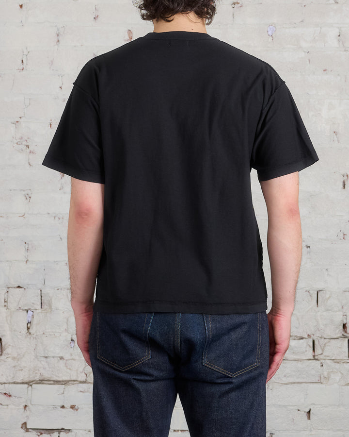 John Elliott Reversed Cropped T-Shirt Black