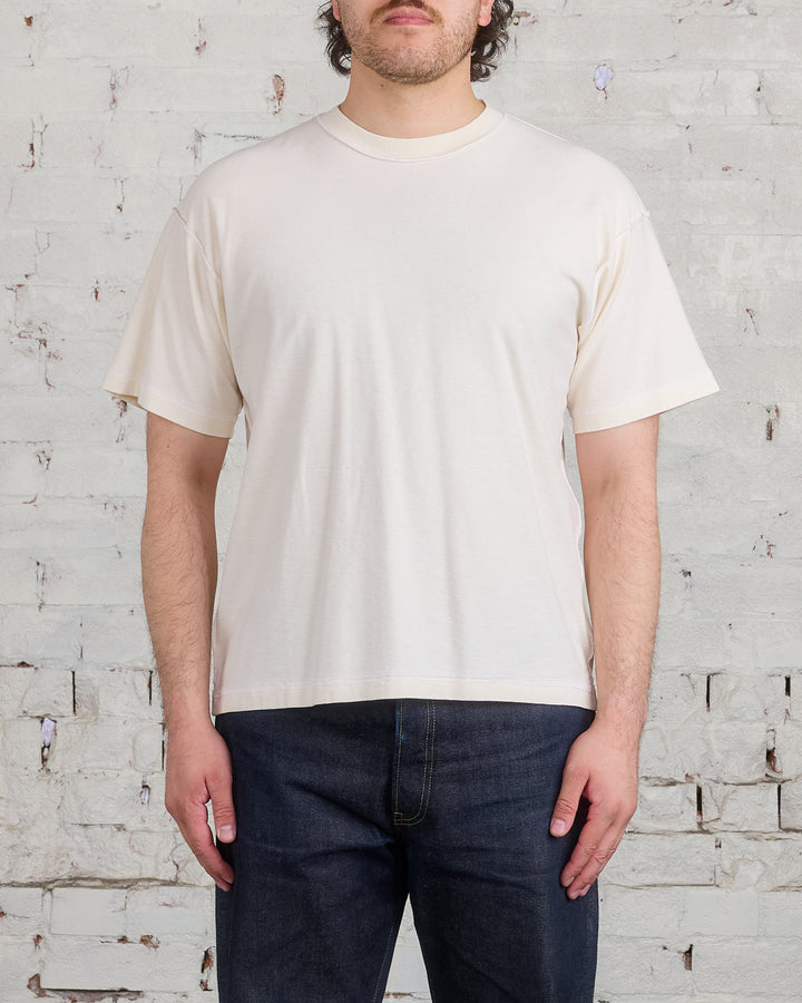 John Elliott Reversed Cropped SS T-Shirt Salt