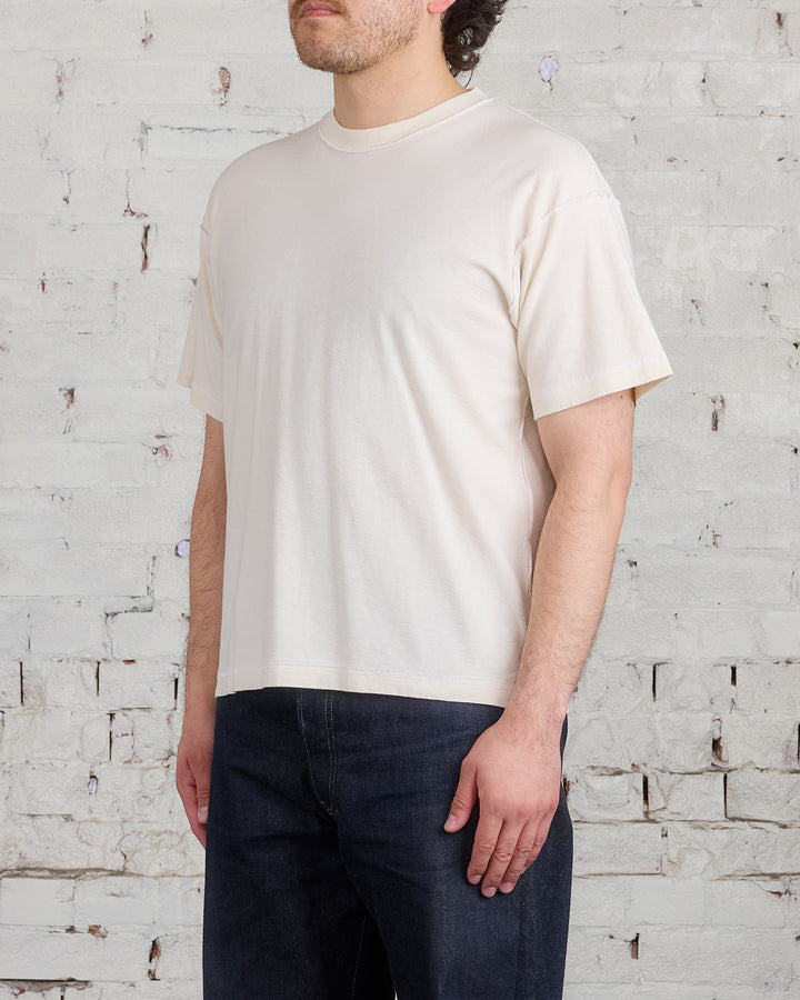 John Elliott Reversed Cropped SS T-Shirt Salt