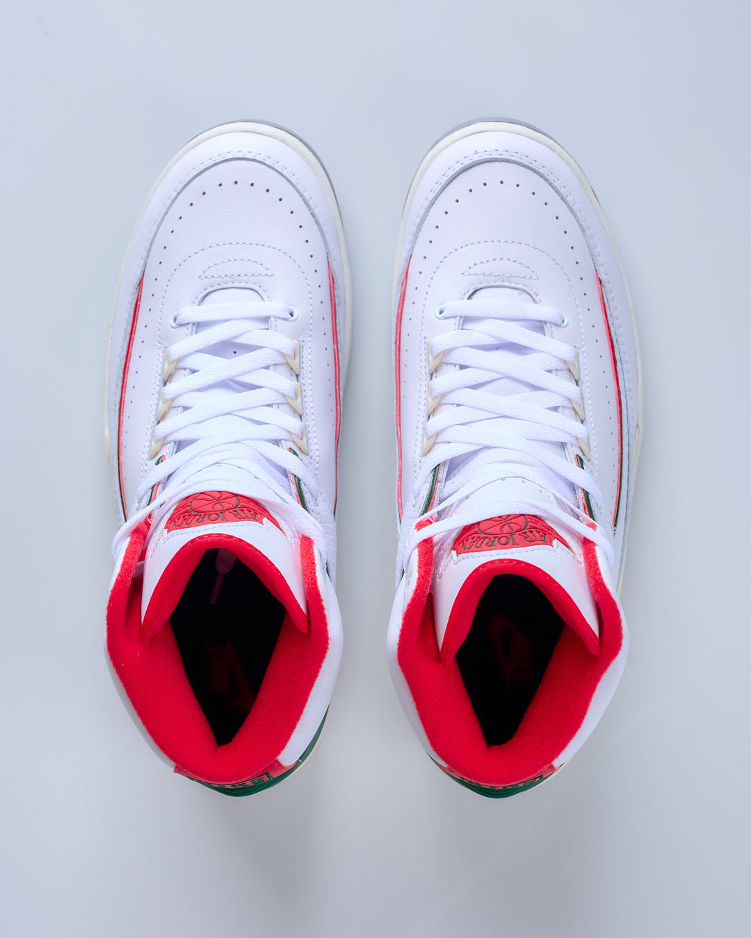 Nike Men's Air Jordan 2 Retro White/Fire Red-Fir-Sail