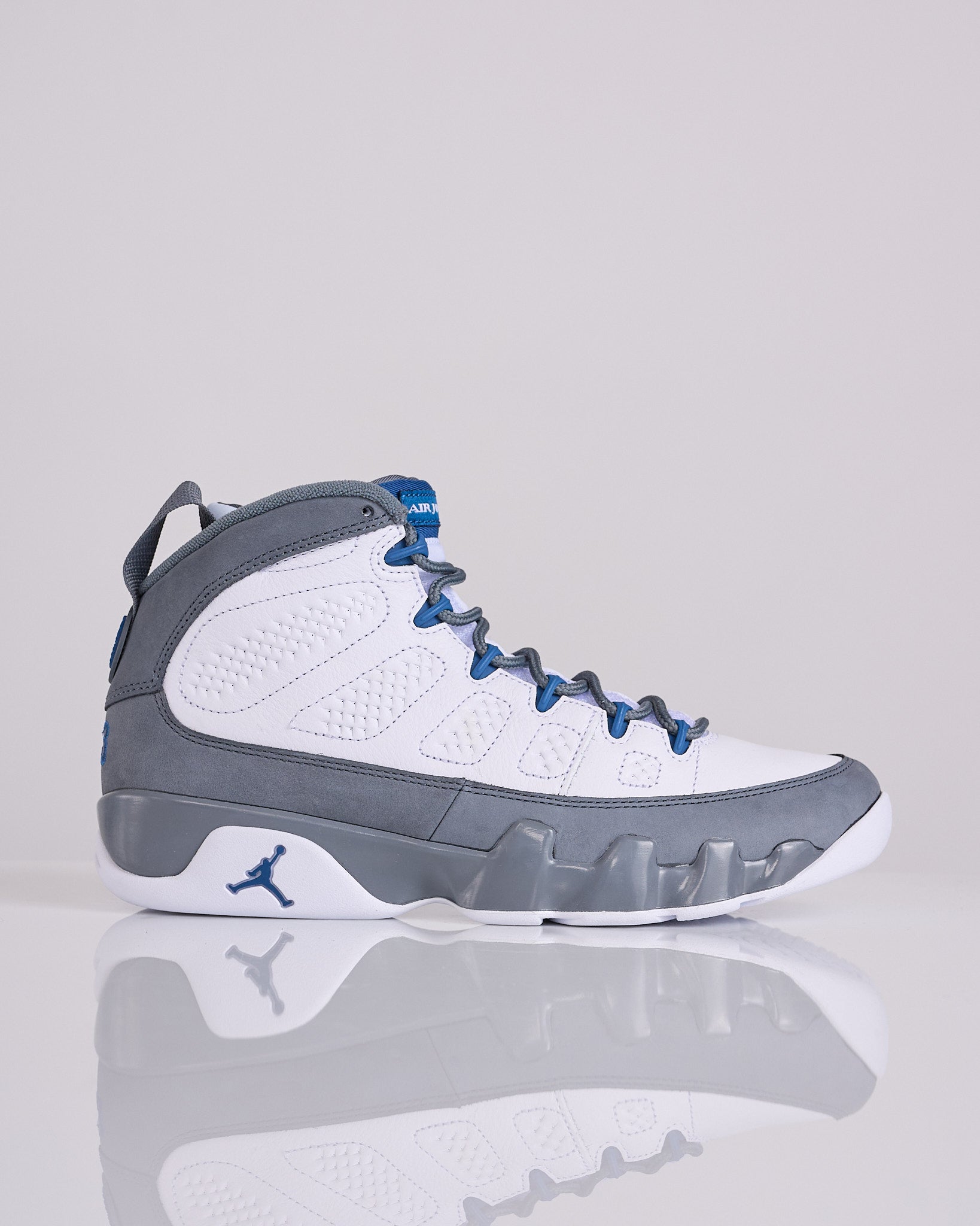 jordan retro 9 white blue