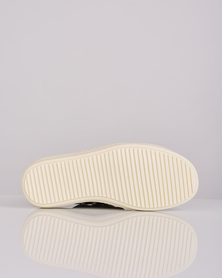 Rick Owens Tower Jumbolace Full Grain Sneaker Black Milk