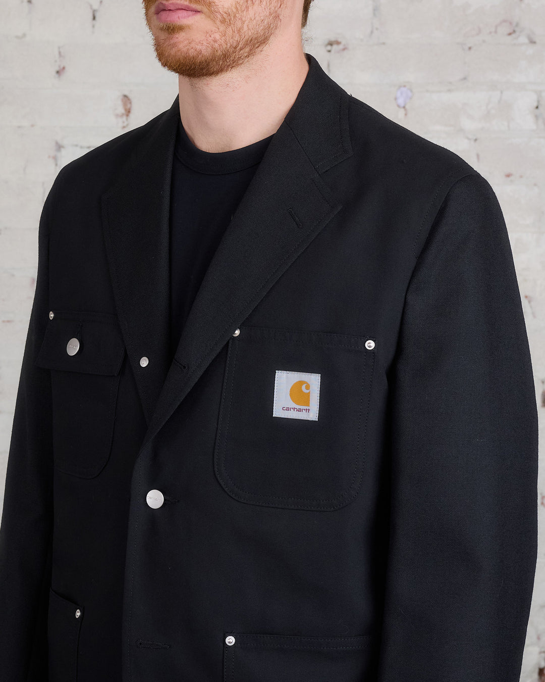 Junya Watanabe MAN Carhartt Wool Duck Blazer Black