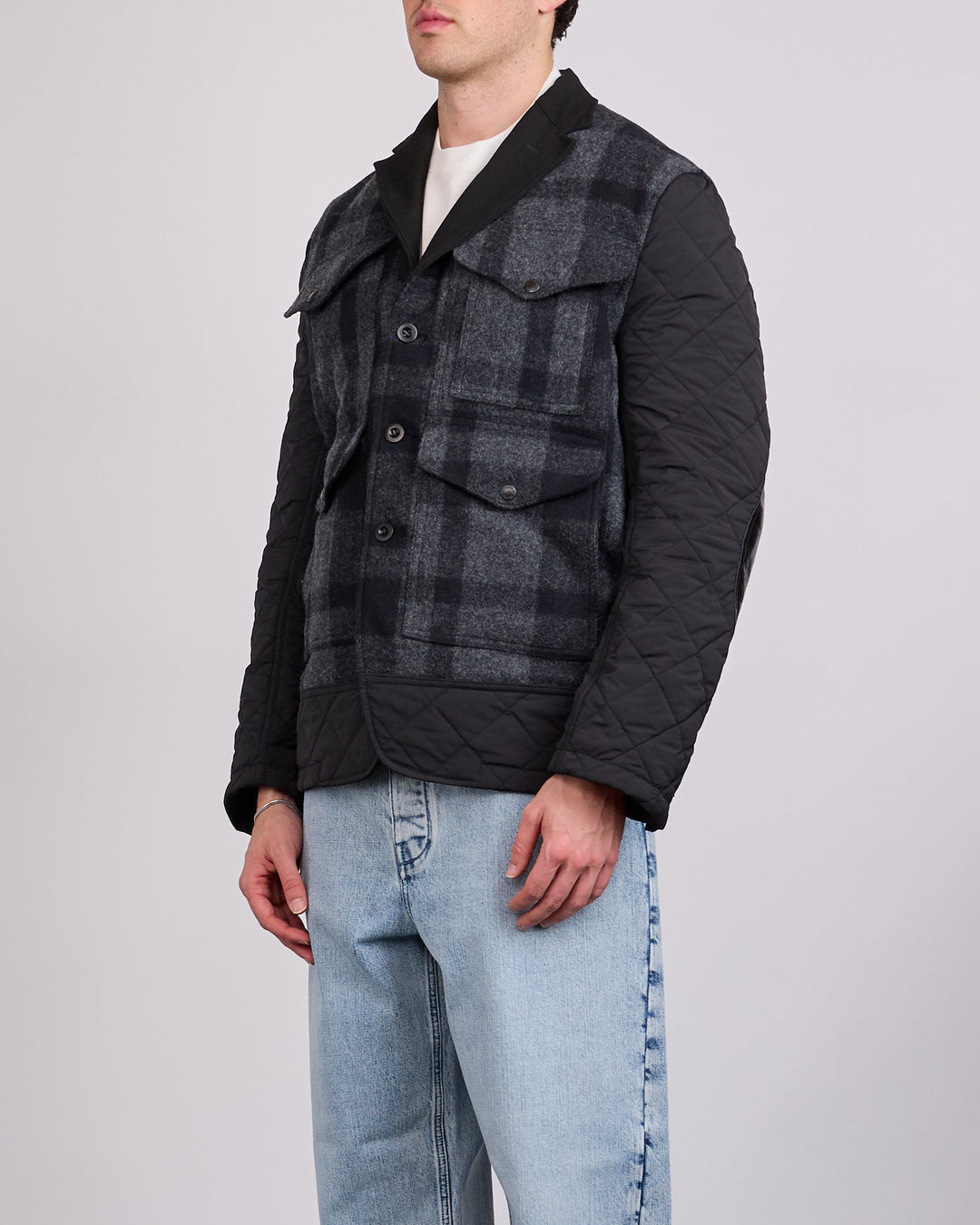 Junya Watanabe MAN Filson Mackinaw Wood Quilted Jacket Black