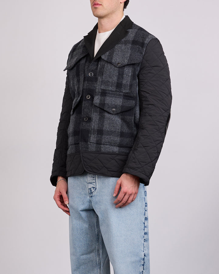 Junya Watanabe MAN Filson Mackinaw Wood Quilted Jacket Black