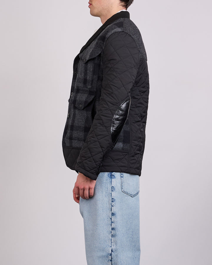 Junya Watanabe MAN Filson Mackinaw Wood Quilted Jacket Black