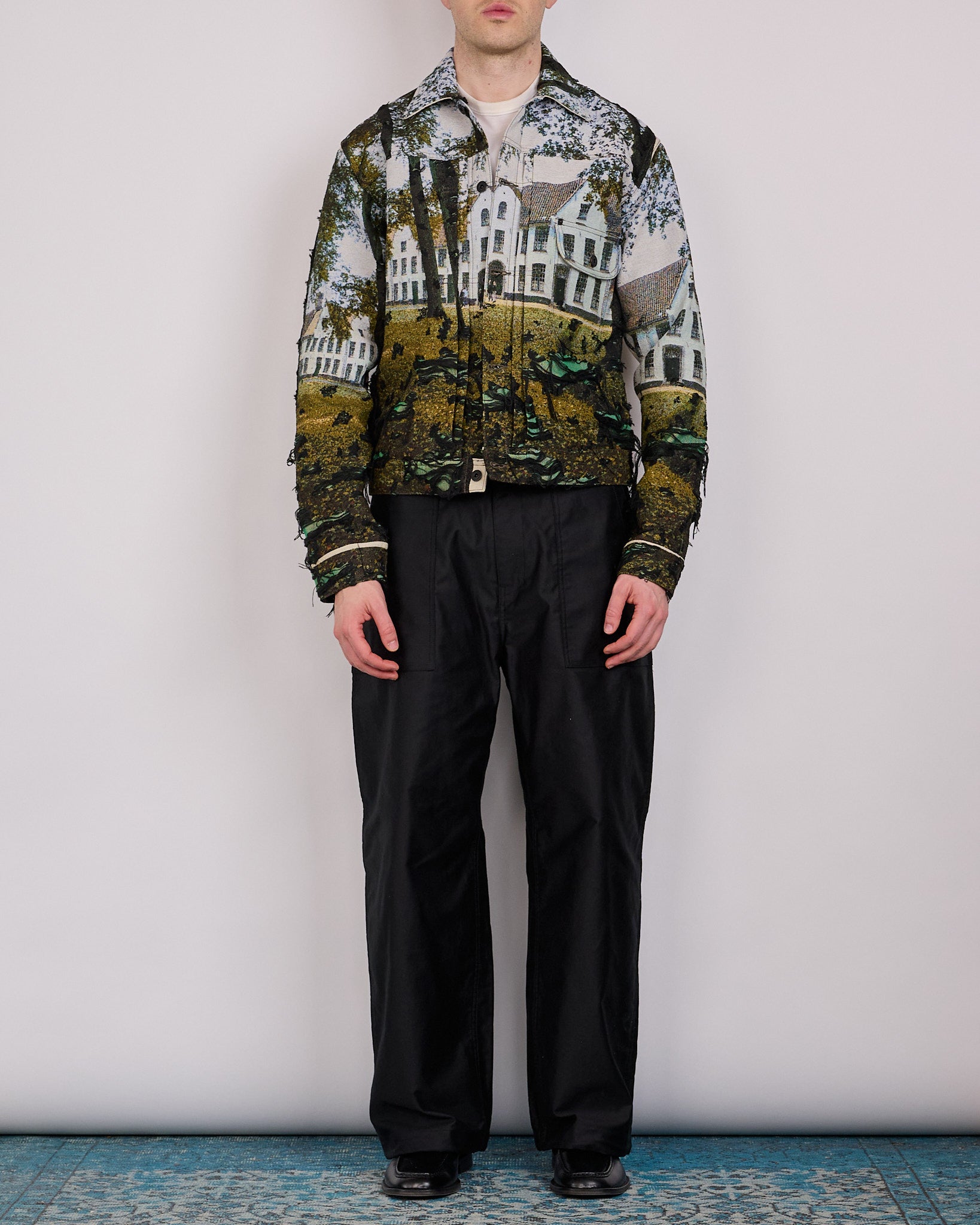 Junya Watanabe MAN Gobelin Weave House Jacket Green Black – LESS 17