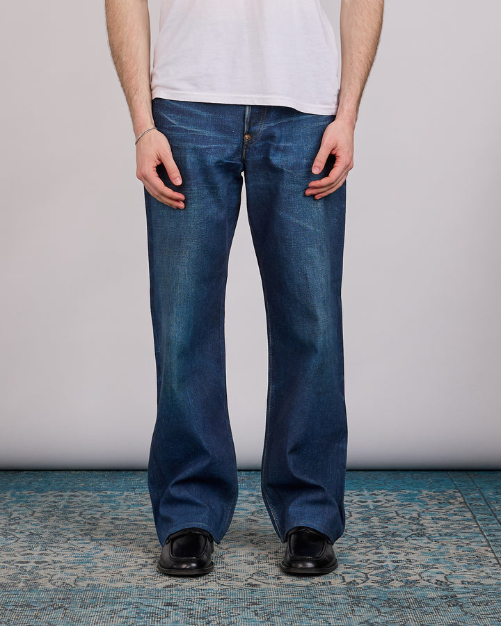 Junya Watanabe MAN Levi's BerBer Print Linen-Cotton Jean Indigo