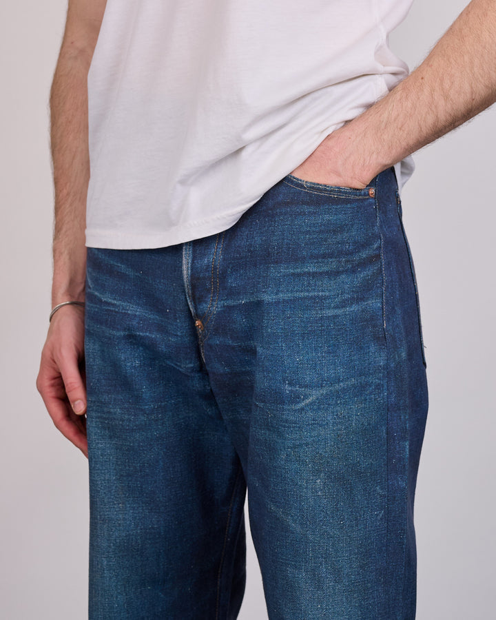 Junya Watanabe MAN Levi's BerBer Print Linen-Cotton Jean Indigo