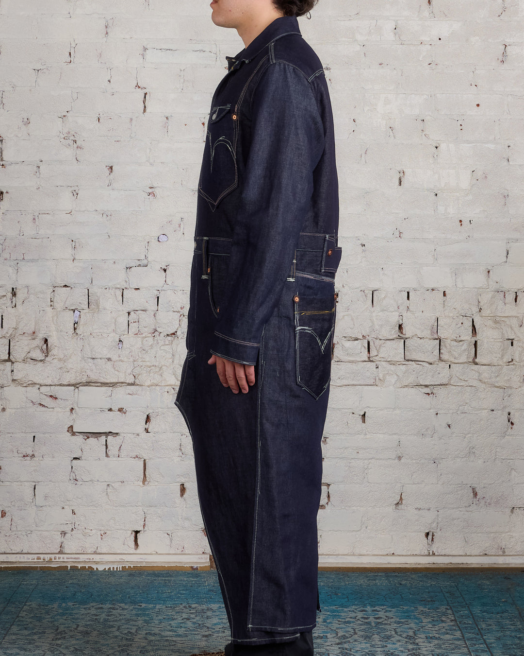 Junya Watanabe MAN Levi's Combination Long Coat Indigo