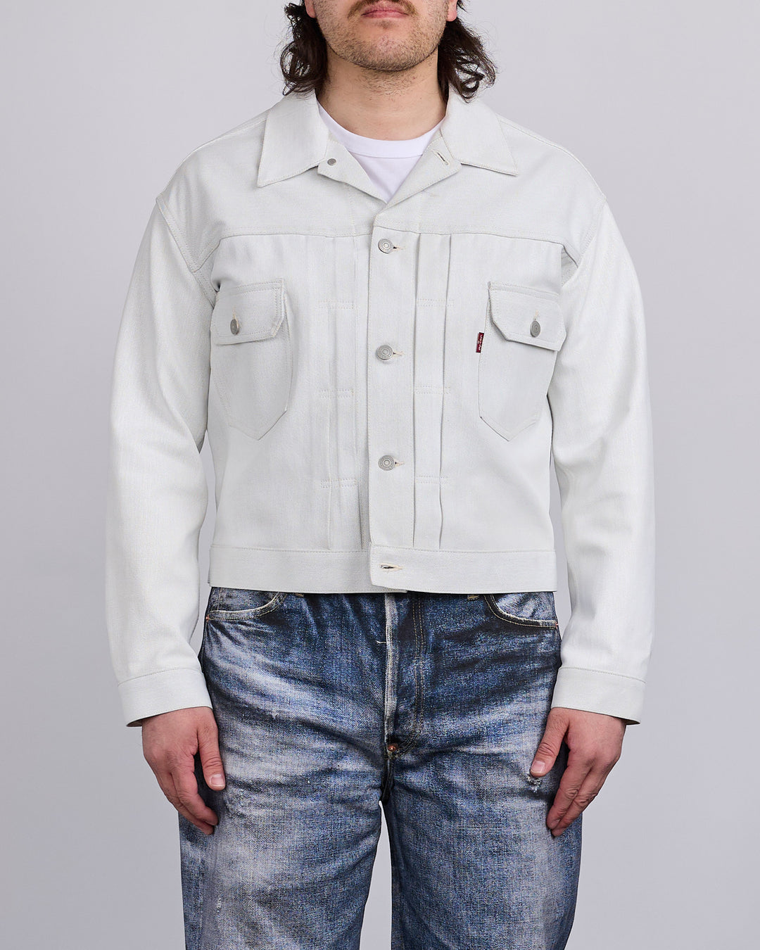 Junya Watanabe MAN Levi's Foil Print Jacket Off White – LESS 17