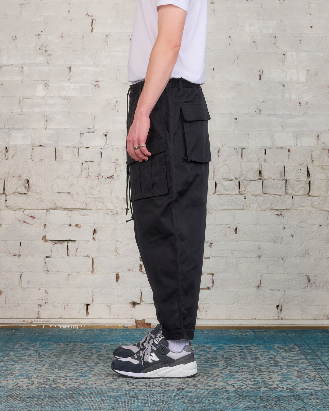Junya Watanabe MAN Nylon Chino Cloth Front Cargo Pant Black