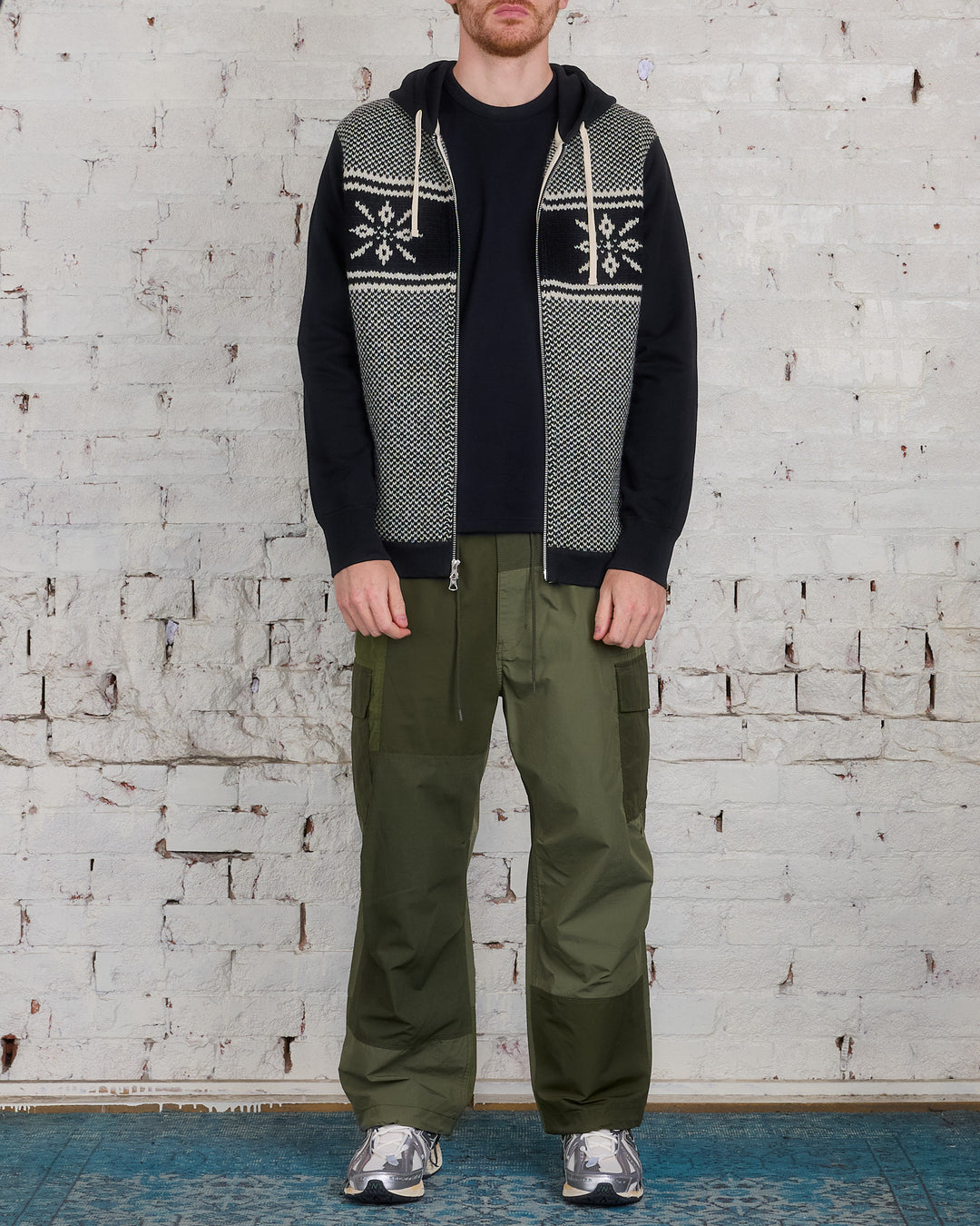 Junya Watanabe MAN x Reigning Champ Shetland Wool Zip Hoody