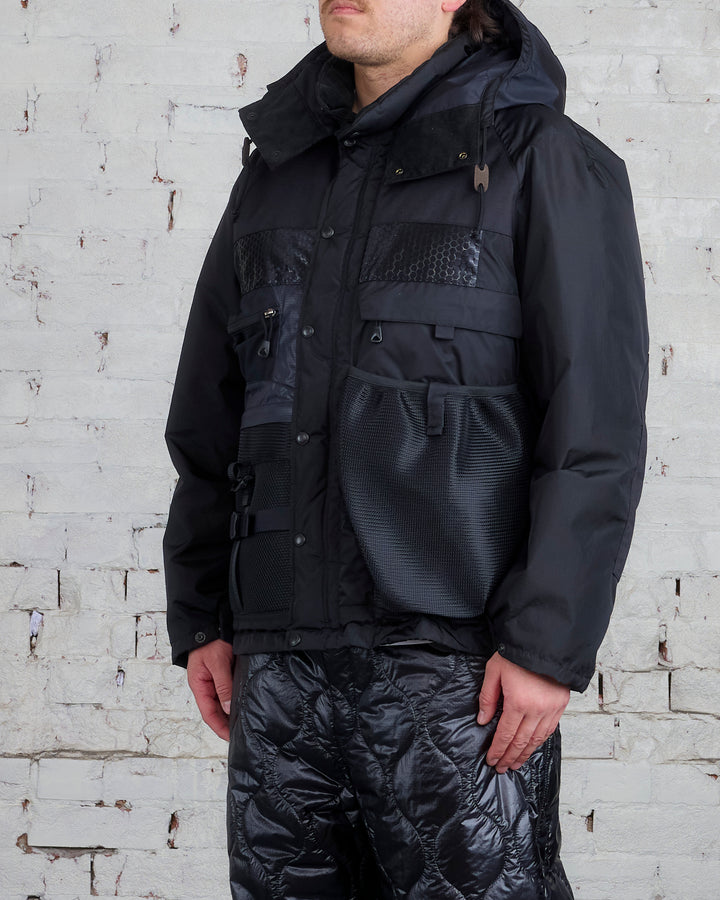 Junya Watanabe MAN Ripstop Oxford Cargo Pack Jacket Black Mix