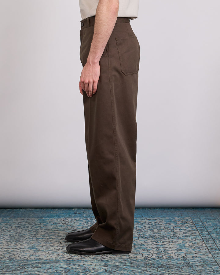 LEMAIRE Barrel Pant Carob