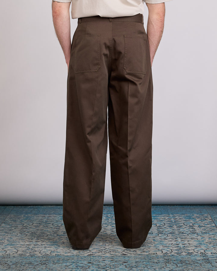 LEMAIRE Barrel Pant Carob