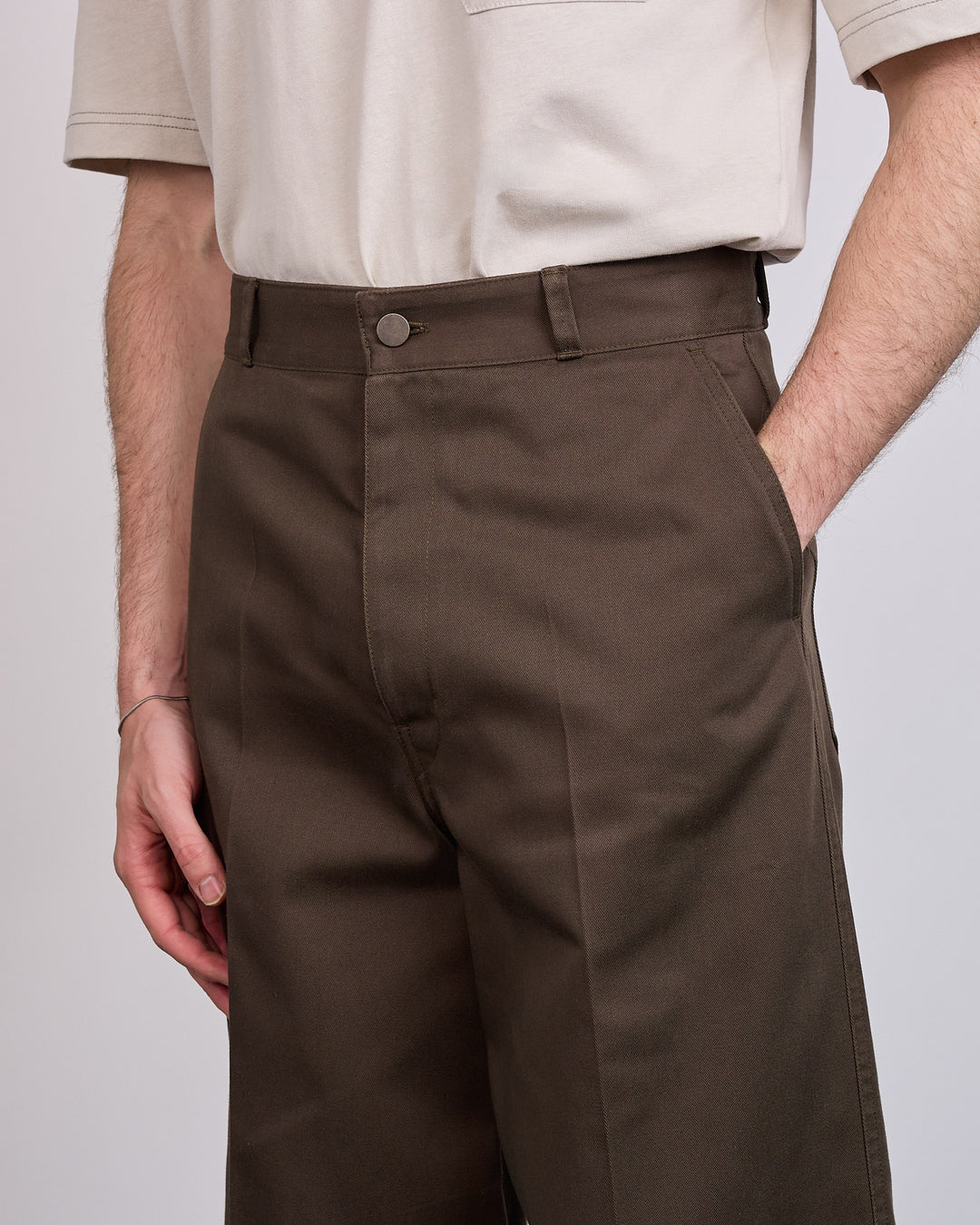 LEMAIRE Barrel Pant Carob