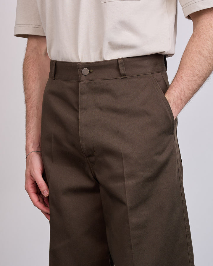 LEMAIRE Barrel Pant Carob
