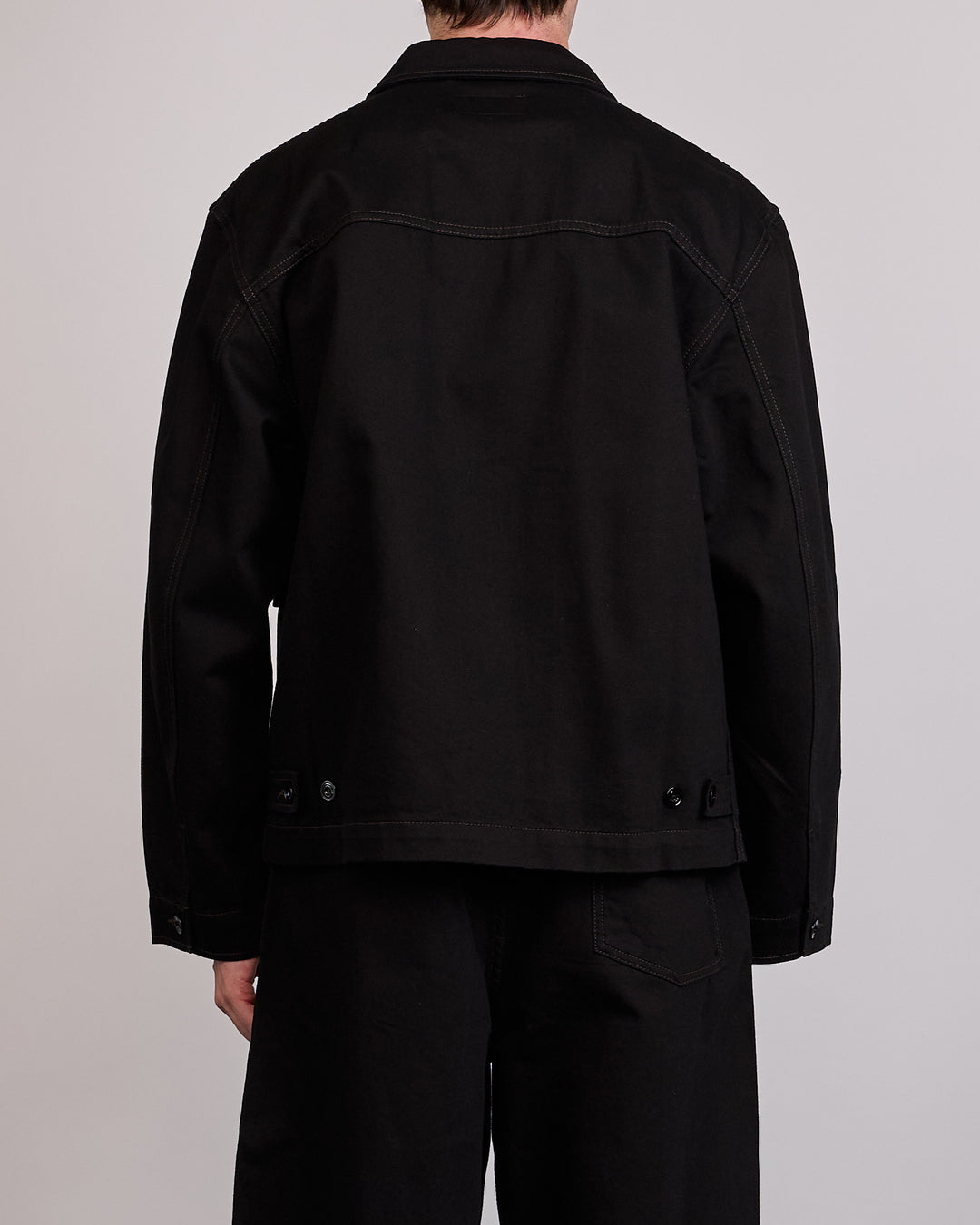 LEMAIRE Boxy Jacket Heavy Denim Black