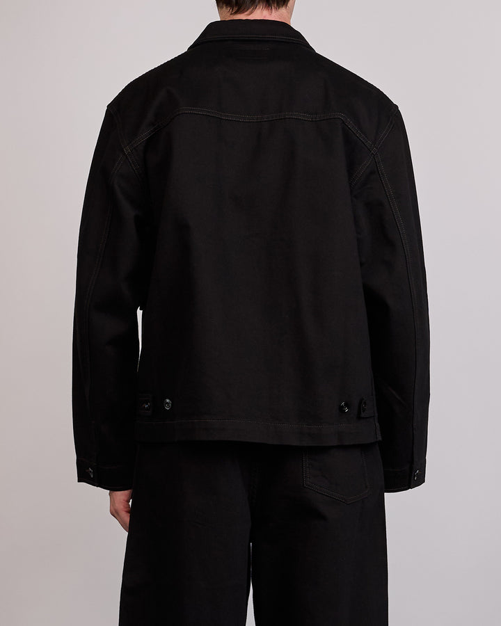 LEMAIRE Boxy Jacket Heavy Denim Black