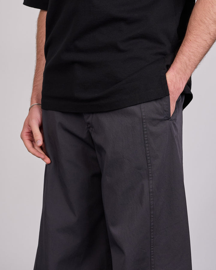 LEMAIRE Compact Cotton Twill Maxi Utility Pant Coal