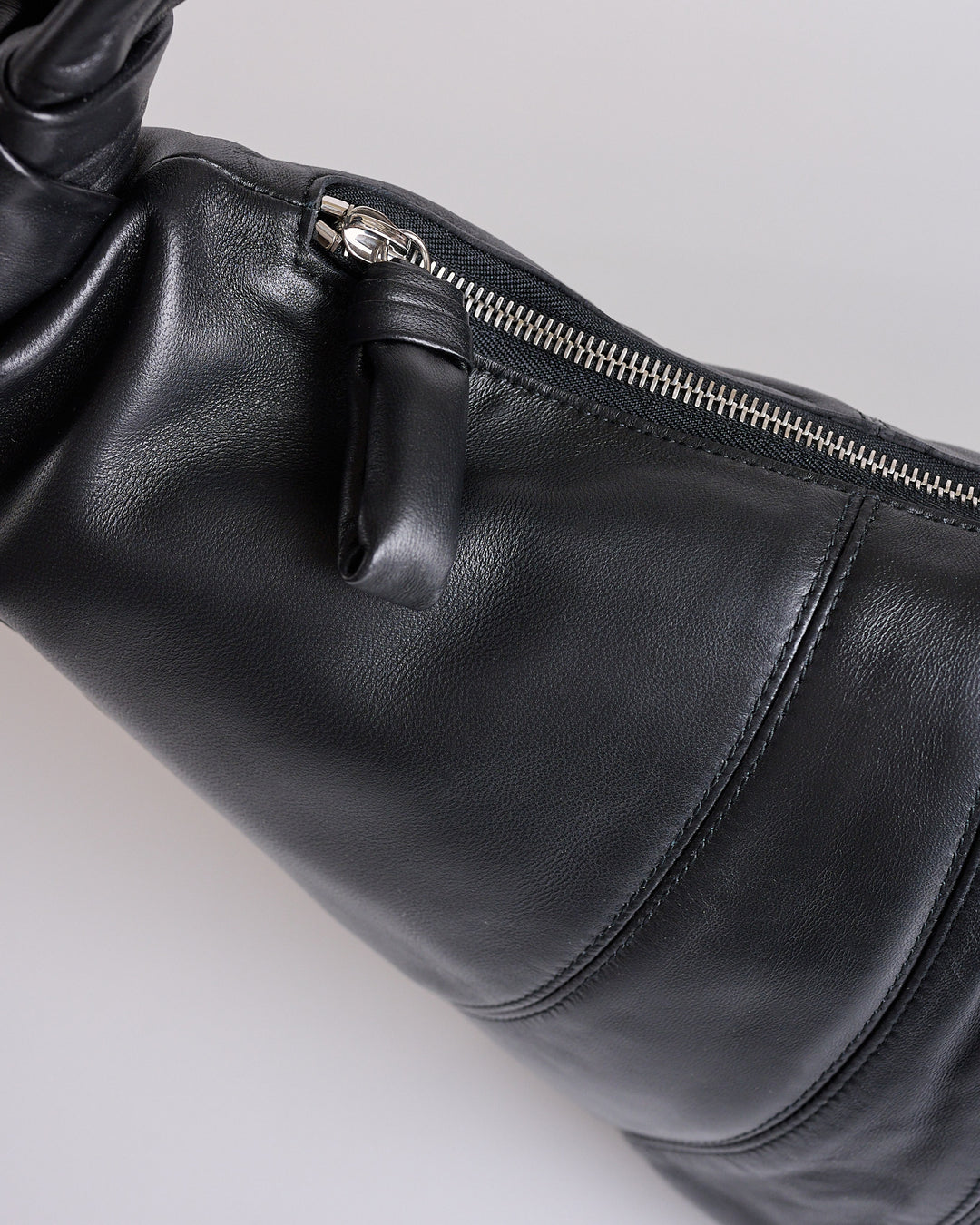 LEMAIRE Croissant Bag Large Nappa Leather Black