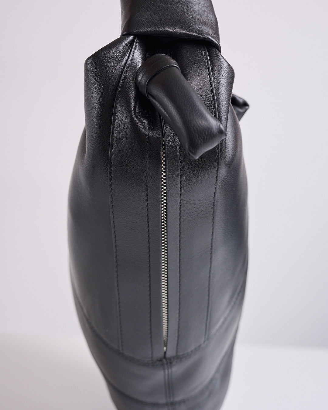 LEMAIRE Croissant Bag Large Nappa Leather Black