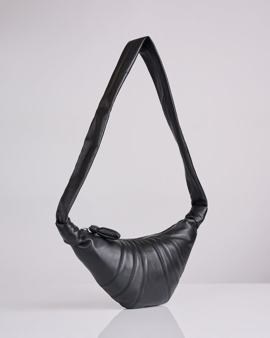 LEMAIRE Croissant Bag Small Nappa Leather Black