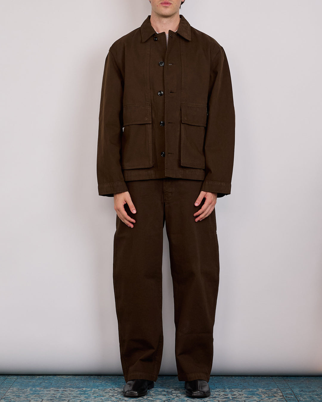 LEMAIRE Heavy Broken Twill Maxi Workwear Pant Risretto