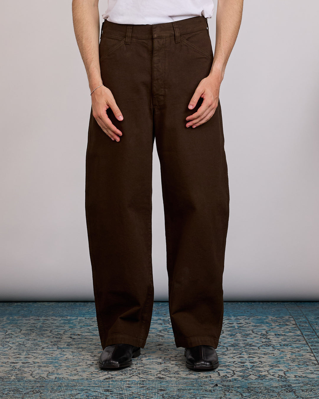 LEMAIRE Heavy Broken Twill Maxi Workwear Pant Risretto